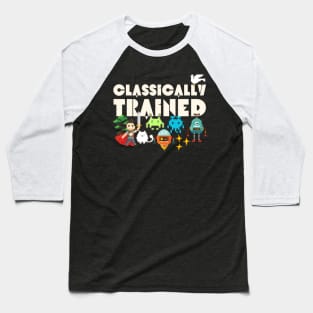 Classically Trained 8-bit Gamer Baseball T-Shirt